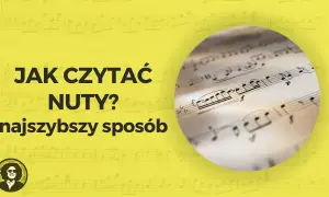 Jak czytać nuty gitarowe? Szybki kurs z nutami w tle i wizerunkiem muzyka.