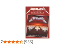 Tabulatura gitarowa do "Master of Puppets" Metalliki. Pełne aranżacje, teksty i symbole akordów.