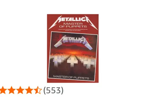 Tabulatura gitarowa do "Master of Puppets" Metalliki. Pełne aranżacje, teksty i symbole akordów.