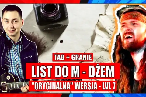 Chwyty gitarowe do List do M – naucz się grać tę piosenkę łatwo