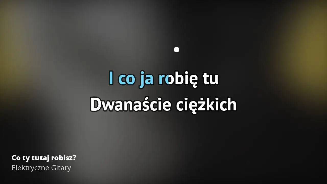 Zdjęcie Co ja tutaj robię elektryczne gitary – znaczenie i historia piosenki